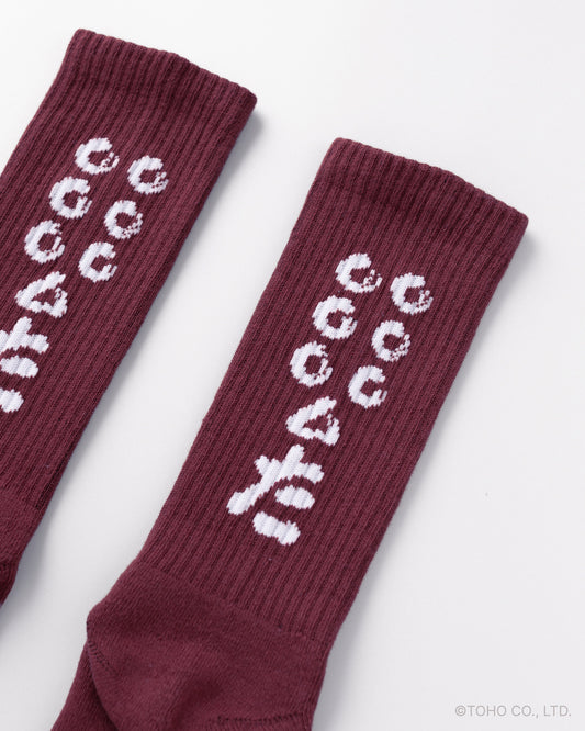 『七人の侍』× FCW 旗ソックス ボルドー