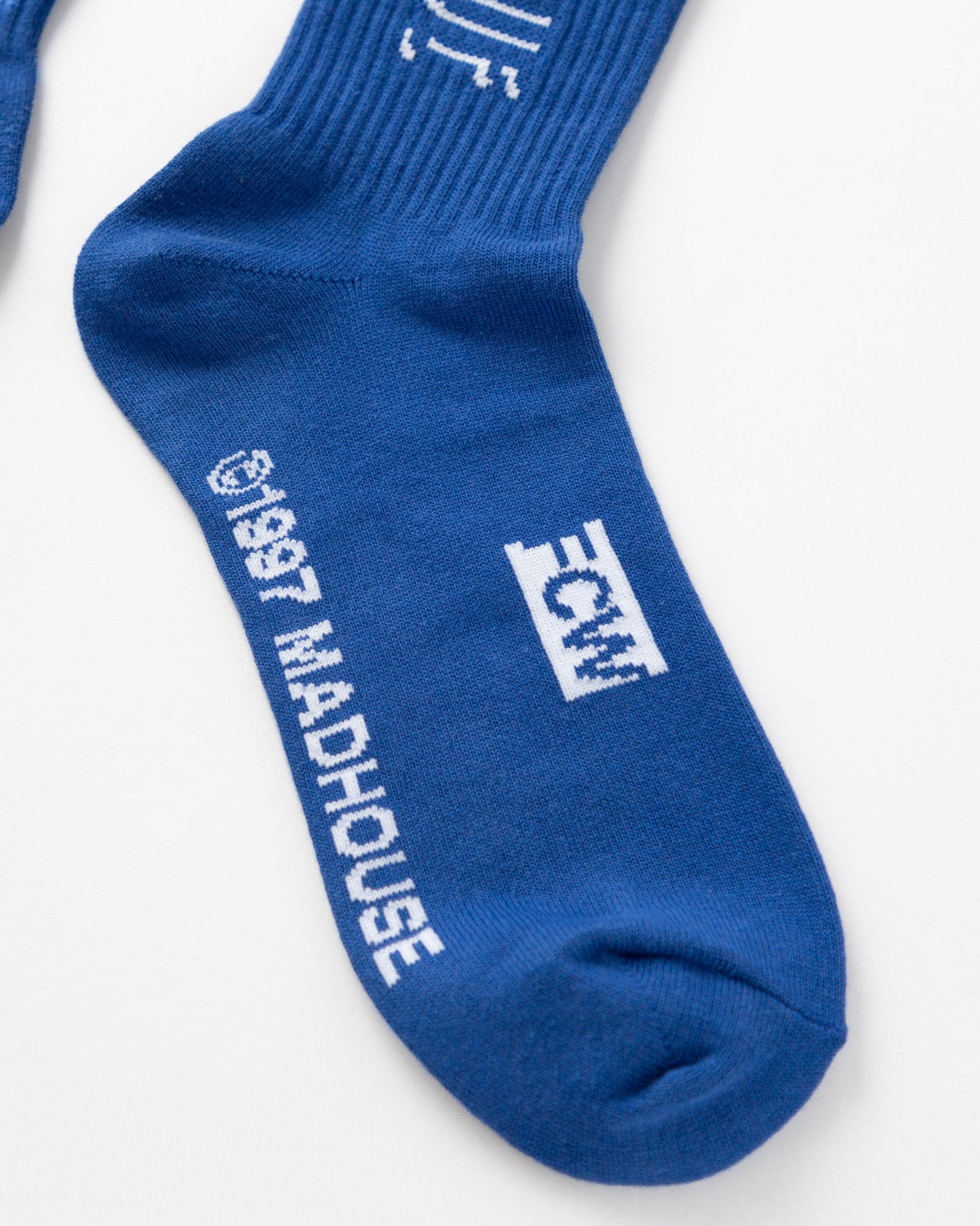 『PERFECT BLUE』ソックス ロゴステッカー付 ブルー