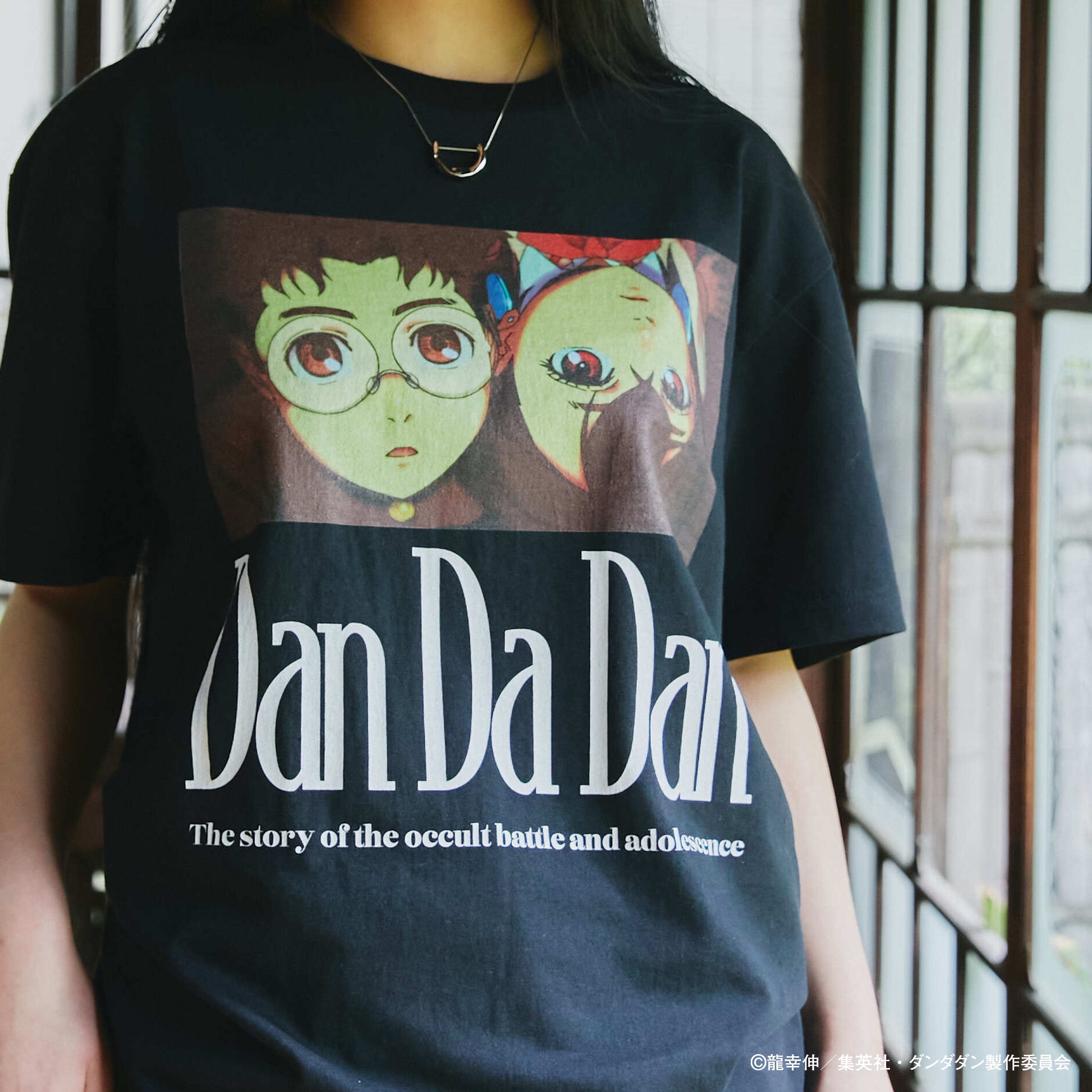 ダンダダン Tシャツ アニメTシャツ オカルン 海外公式 ダンダダン」オカルン、モモ、セルポ星人、ターボババアが