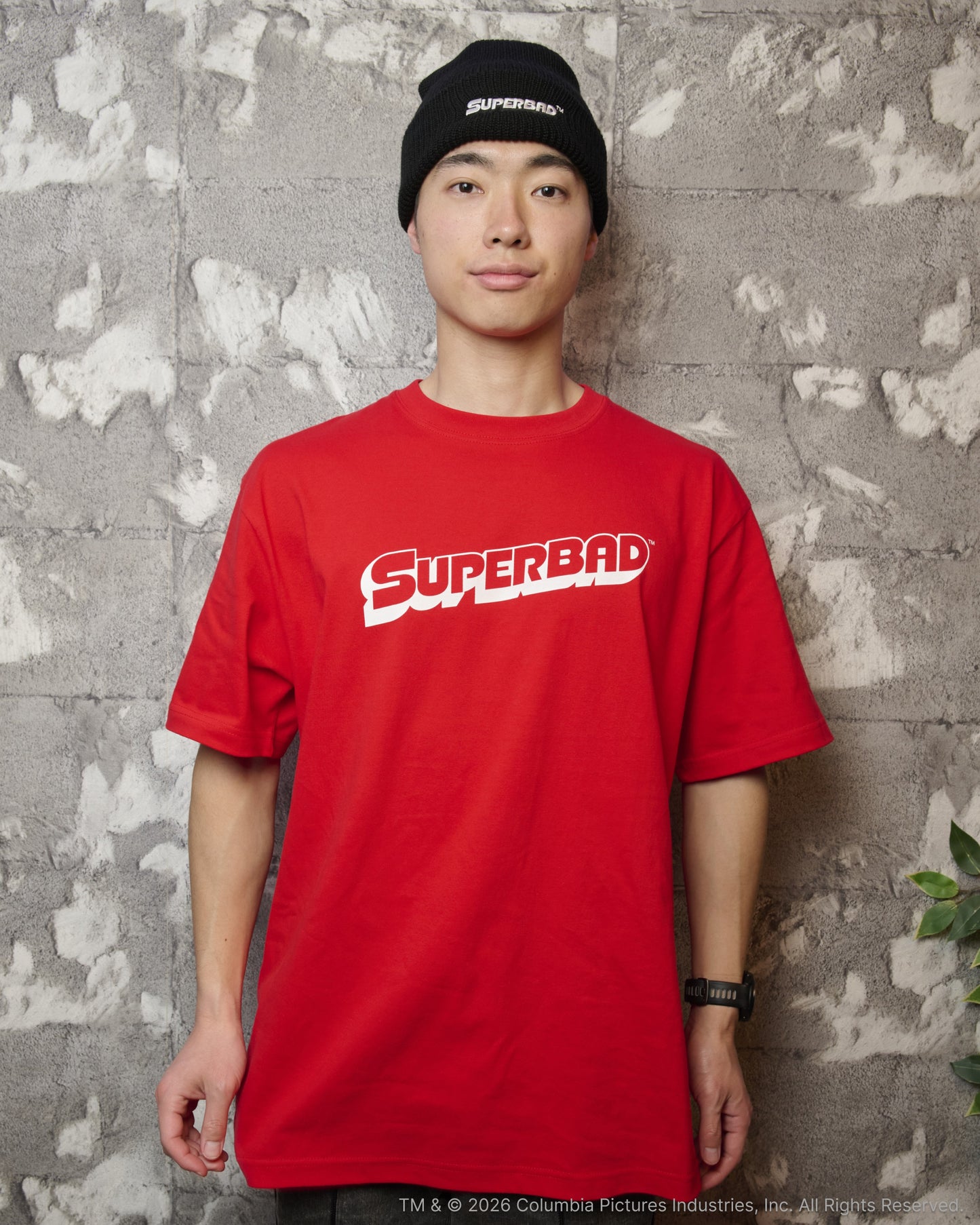 『Superbad』× FCW Logo T-shirt Red