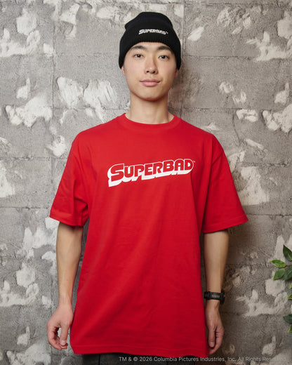 『Superbad』× FCW Logo T-shirt Red