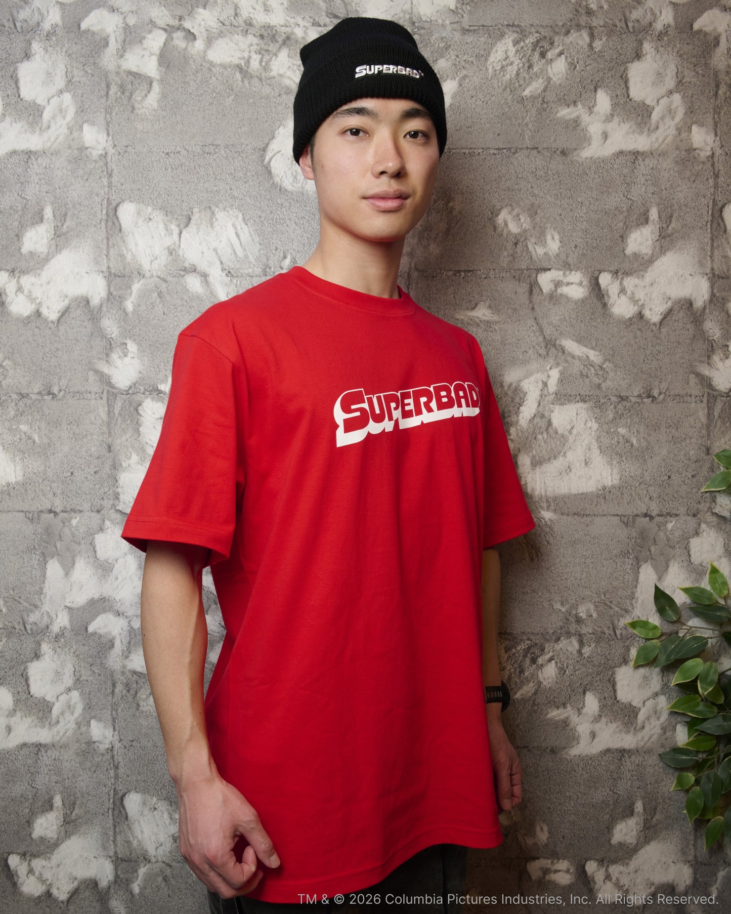 『Superbad』× FCW Logo T-shirt Red