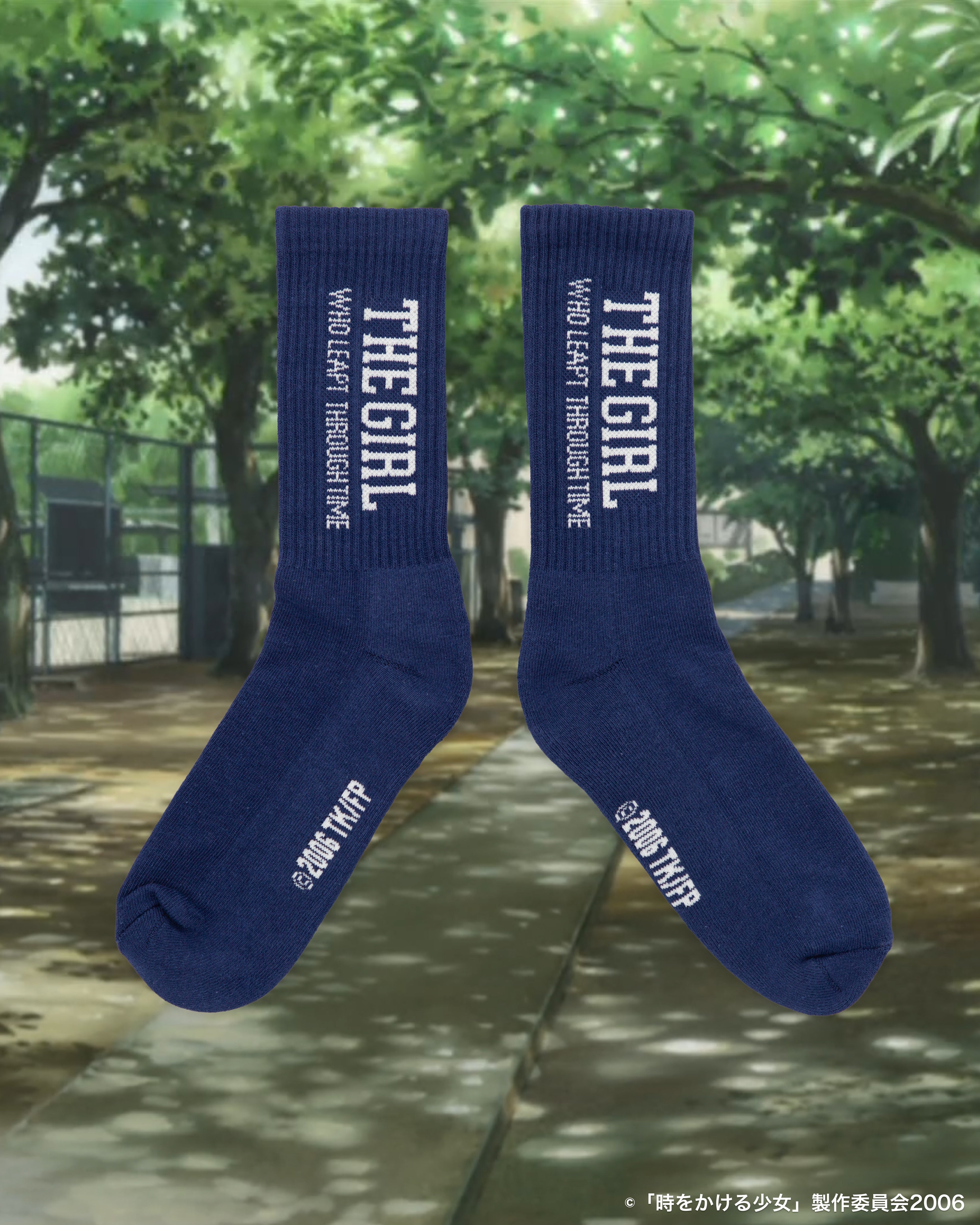 時をかける少女』College Logo ソックス – Filmarks Store