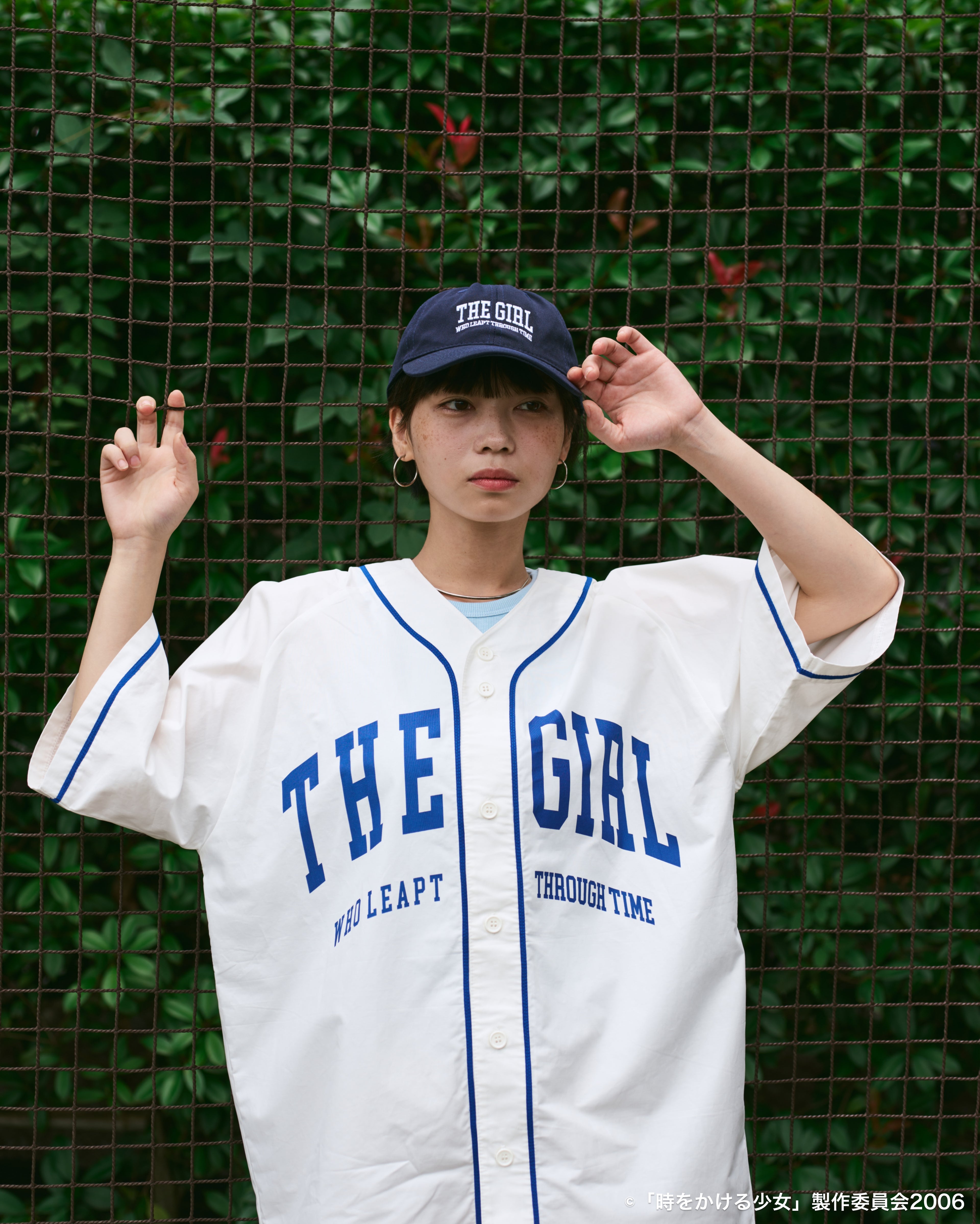 『時をかける少女』College Logo ベースボールシャツ
