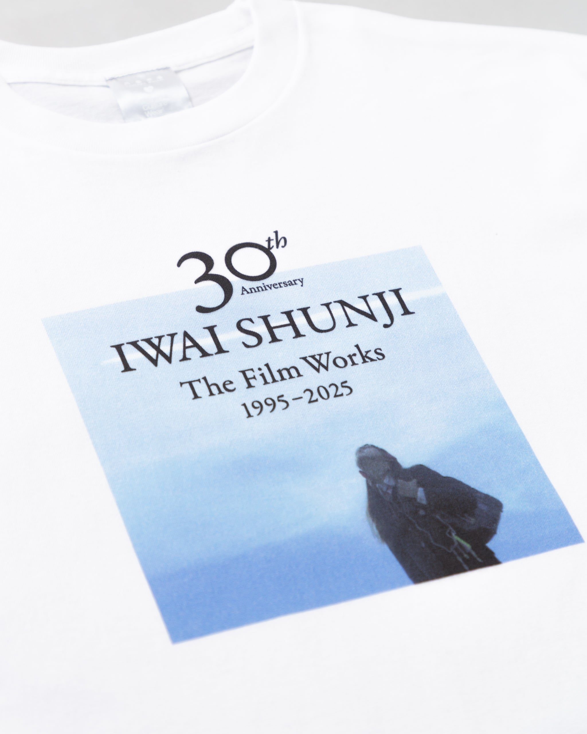 IWAI SHUNJI The Film Works＞30th Anniversary Tシャツ WHITE