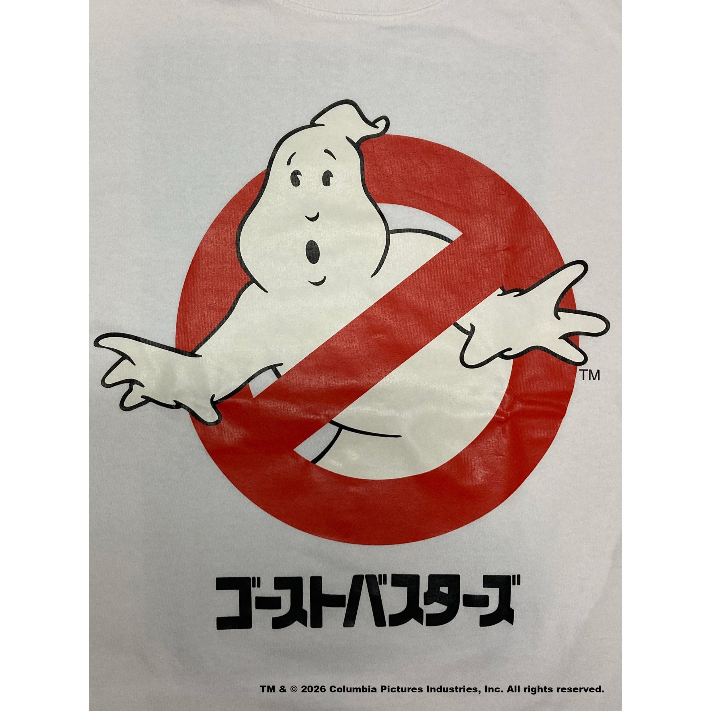 ゴーストバスターズ ロングスリーブ Tシャツ（ECTO-1ホワイト